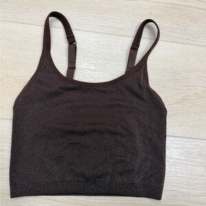 Aerie Brown Shimmer Bra